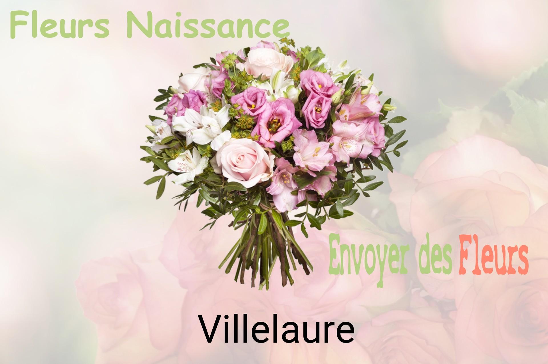 Bouquet de fleurs de naissance livré à Villelaure
